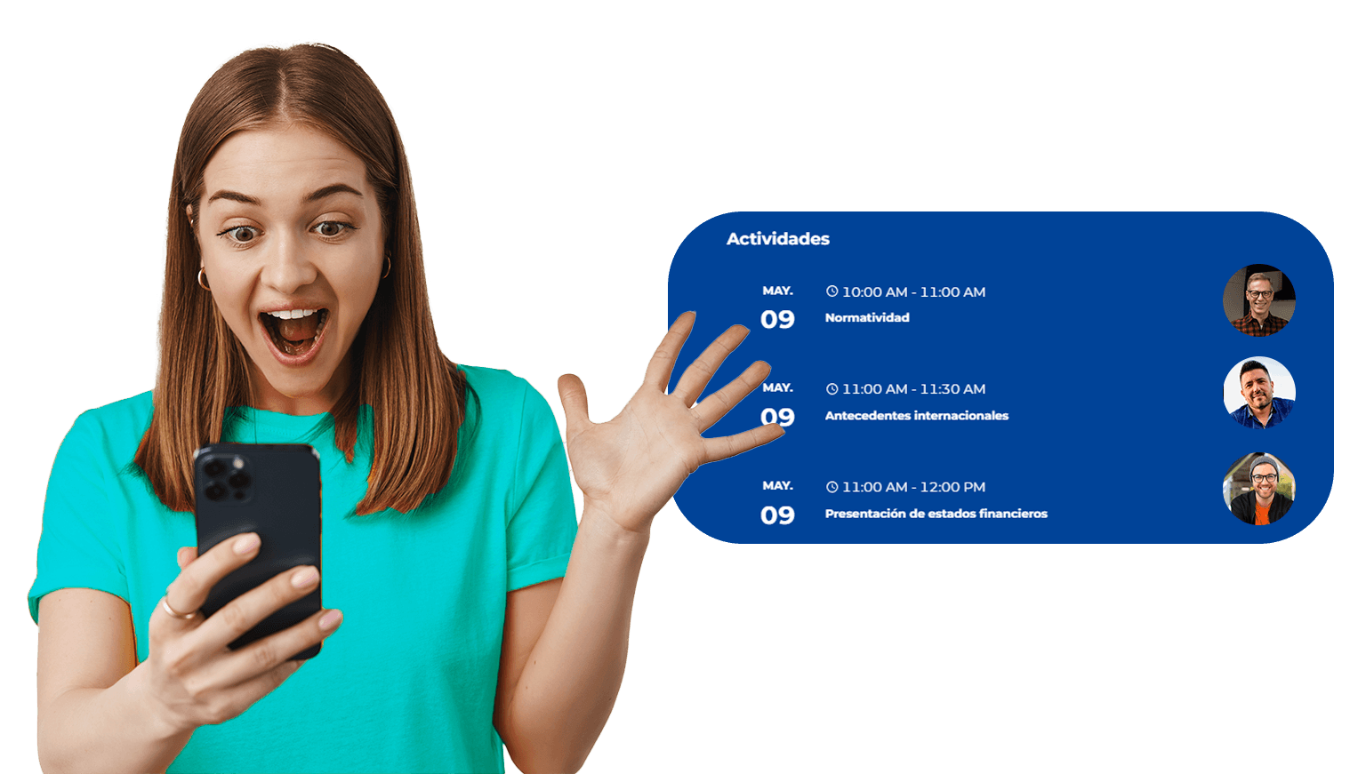 agenda landing page