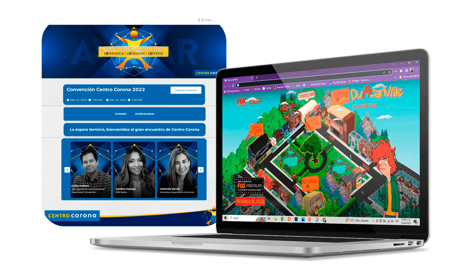 landings page